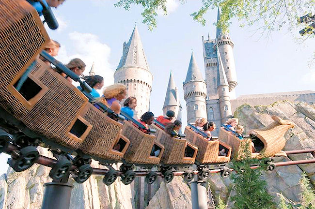Harry Potter roller coaster Hippogriff