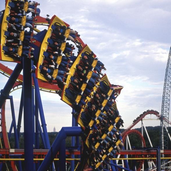 six flags great america rides. is Six Flags Great America